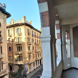 Loggia esterna balcone di appartamento in vendita via palmieri torino